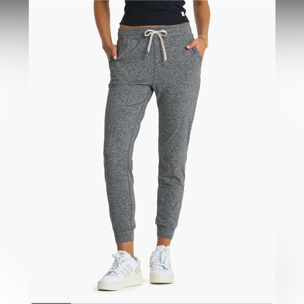 Vuori Heather Grey Drawstring Waist Performance Joggers Size XS
